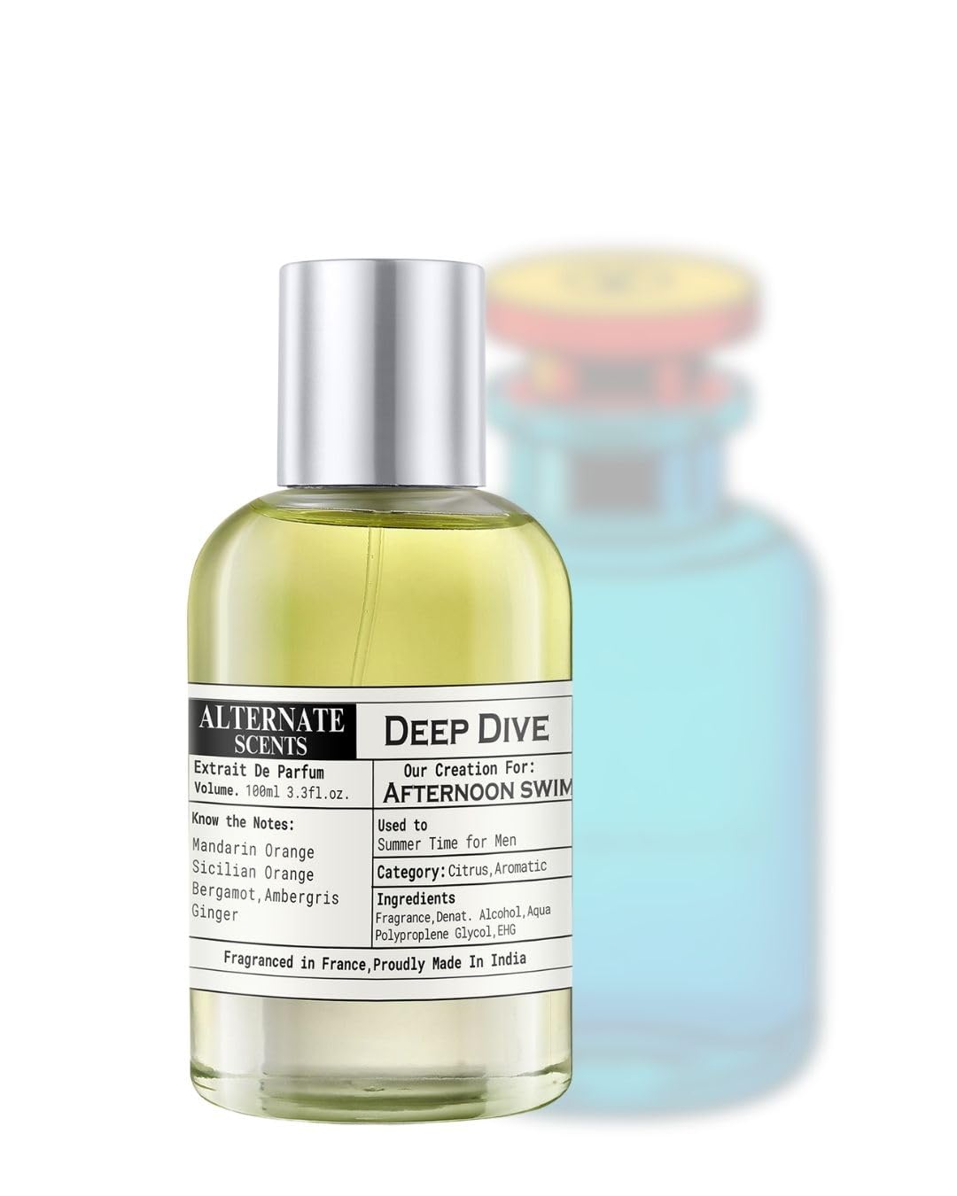 Alternate Scents DEEP DIVE 100ml Long Lasting Perfume For Men |Strong& long Lasting with 30% Oil Concentration|Fresh Citrus Aquatic Perfume| Fragrance From France | Made In India|-image-10
