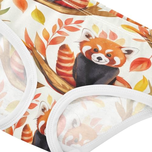 Colorful Toddlers Underwear Floral 2t Cotton Cute Panties Girl Cute Pandas Beige Animal Underpants Briefs4