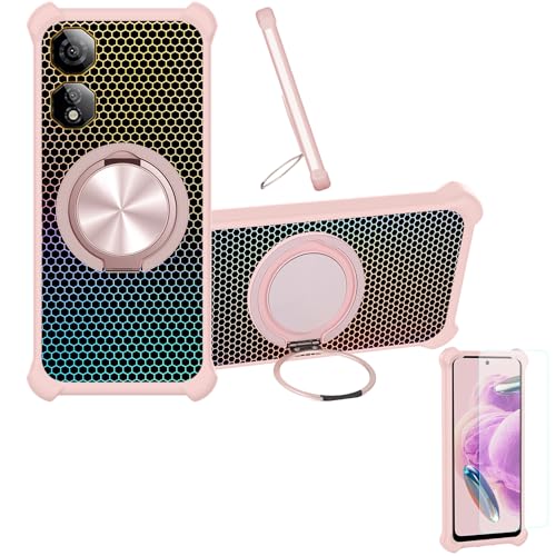 �Ή� Nubia Neo 2 5g �P�[�X Phone Case [1�� 9H+�d�x���� �K���X�t�B����][360°��]���X�^���h�A�}�O�l�b�g��]CX-08-FEN