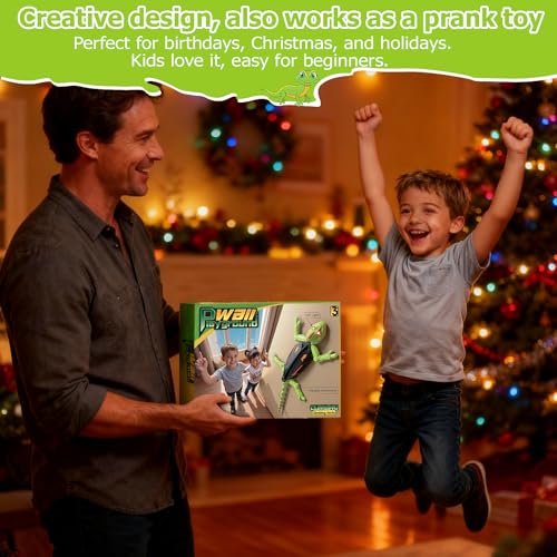 Logth Wall Climbing Gecko RC Car Toy – Remote Control Robot Lizard for Kids, Anti-Gravity Wallcrawler with LED Eyes, Rechargeable Gecko Bot, Cool Birthday for Boys Girls Ages 3-8 - Image 8