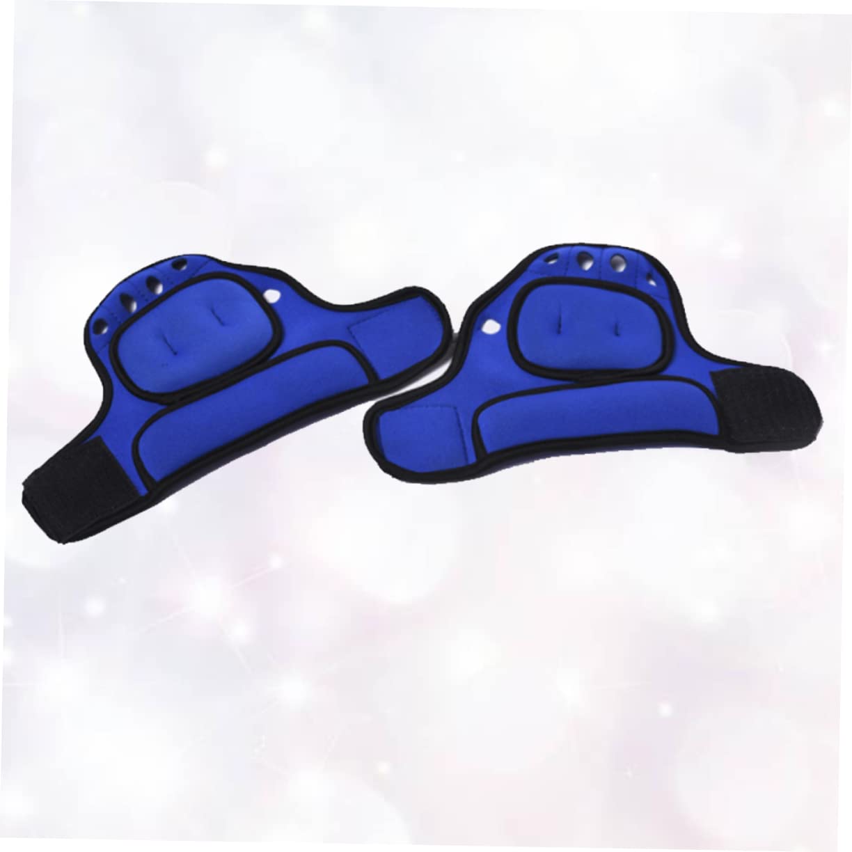 Toddmomy Guantes Peso de 1kg, Par Azul de Poliéster para Gimnasio