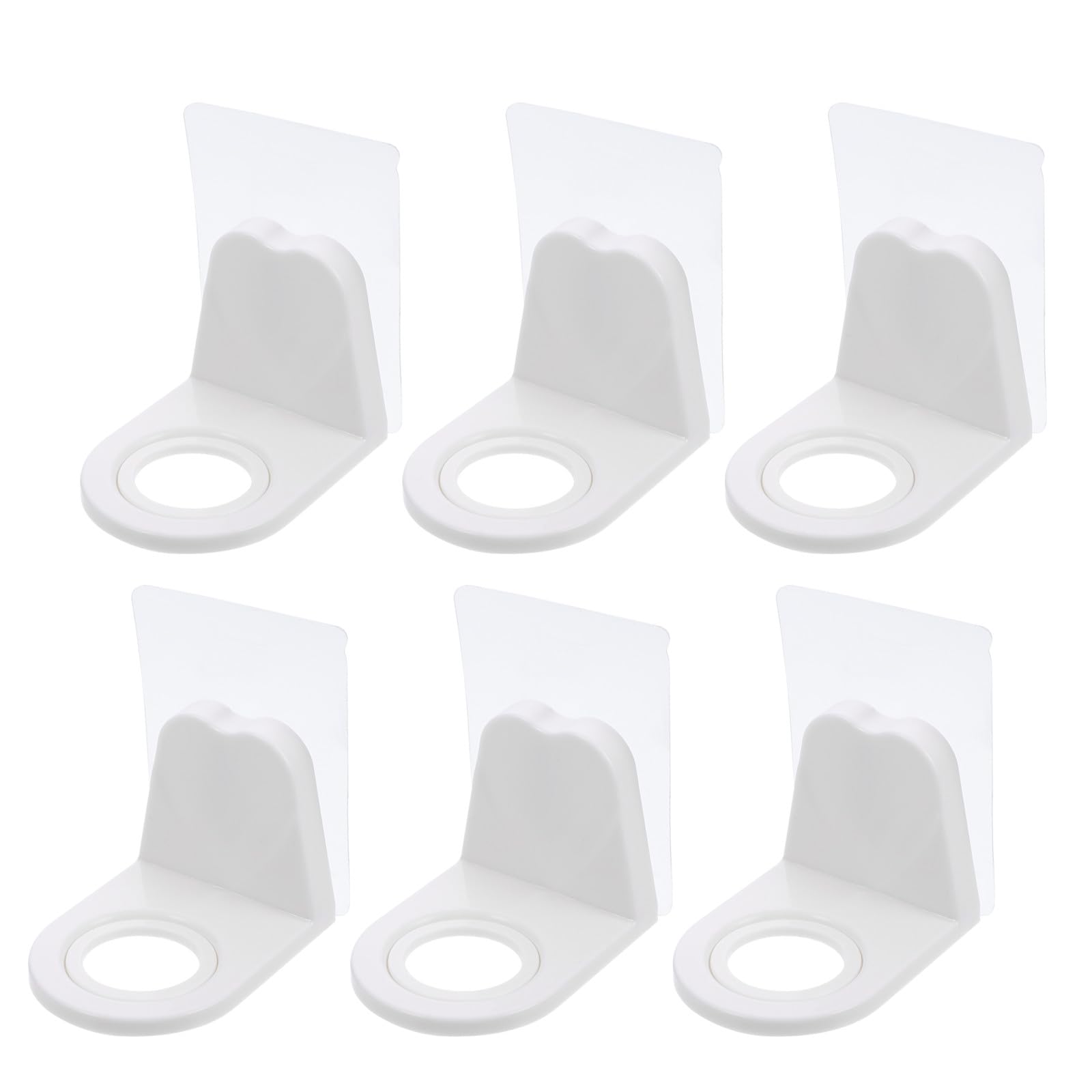 BESPORTBLE 10pcs Wall-mounted Shower Gel Bottle Rack with Sticky Hooks Multi-functional Hanging Storage Rack for Bathroom and Kitchen