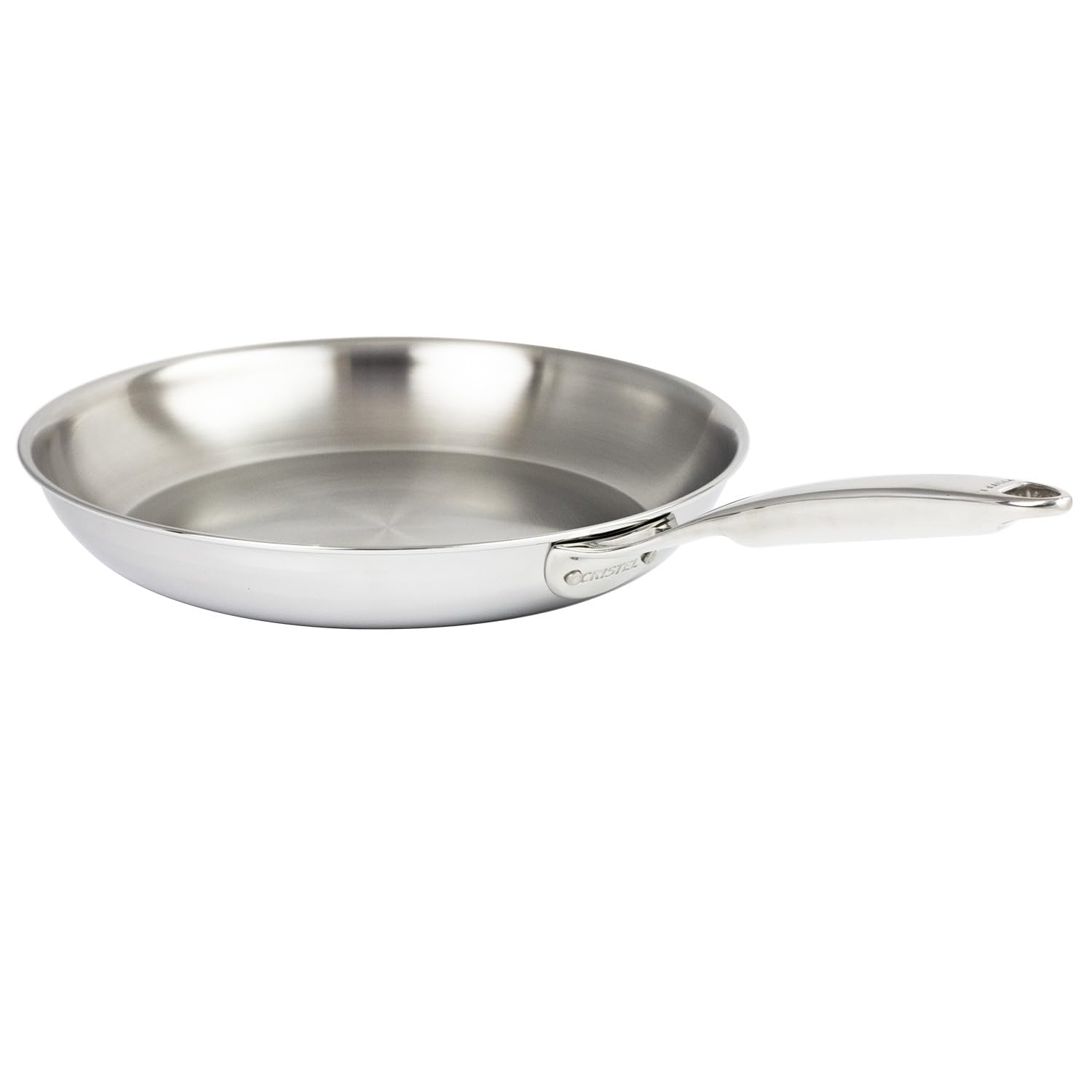 Cristel - Poêle inox 26 cm Castel Pro 5 PLY Poignée fixe - CRISTEL