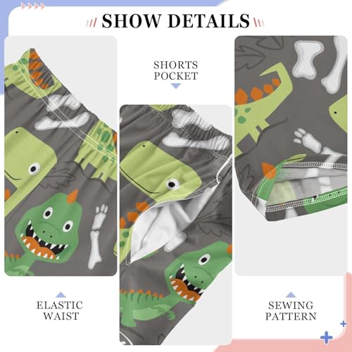 ZZKKO Dinosaurs Cartoon Boys Pants for Kids Jogger Pants with Pockets S-XL4