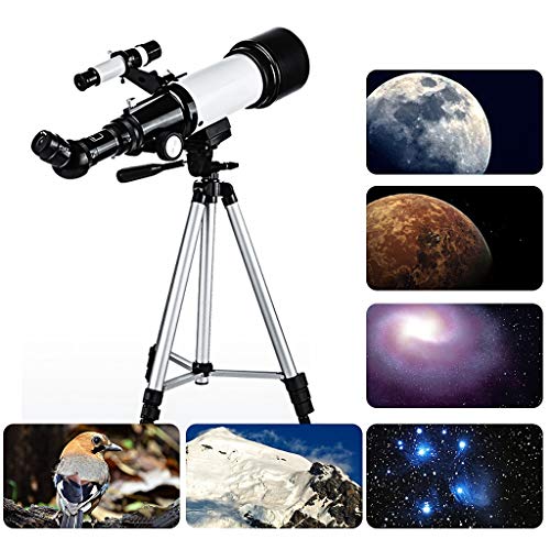 Telescopio para niños YXCKG 50-100mm refractor con tripié miniatura 7