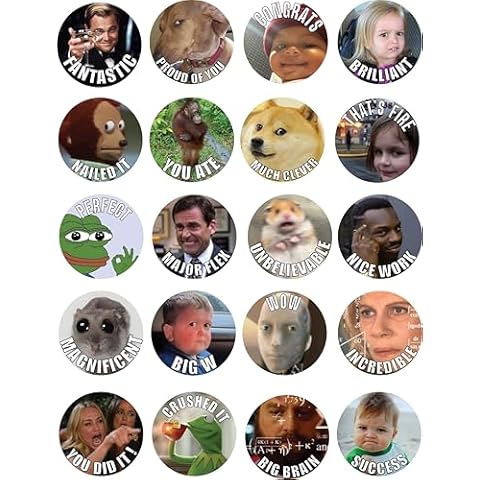 300 Pcs Classroom Reward Stickers for Teachers - Funny Meme Positive Motivation Sticker for Gen Z Student - Inspirational Achievement Sticker for Adults, Kids and Teens - Silly Encouragement Memes Cover