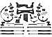 Fabtech FTS21013BK 8" Lift Kit, Black For Select GM K2500/3500 Heavy Duty Trucks