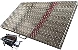Premium Home Griddle Cover 36 Inch: for Blackstone Griddle, Blackstone Griddle Cover Accessories, Flat Top Griddle/Grill Cover, Great for Outdoors, use as Tabletop, Diamond Plate Aluminum