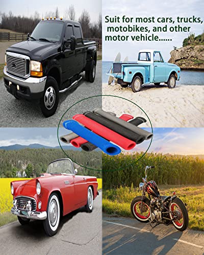 Protetor térmico de fio de vela de ignição - 8 peças de protetor de botas de fio de vela de ignição