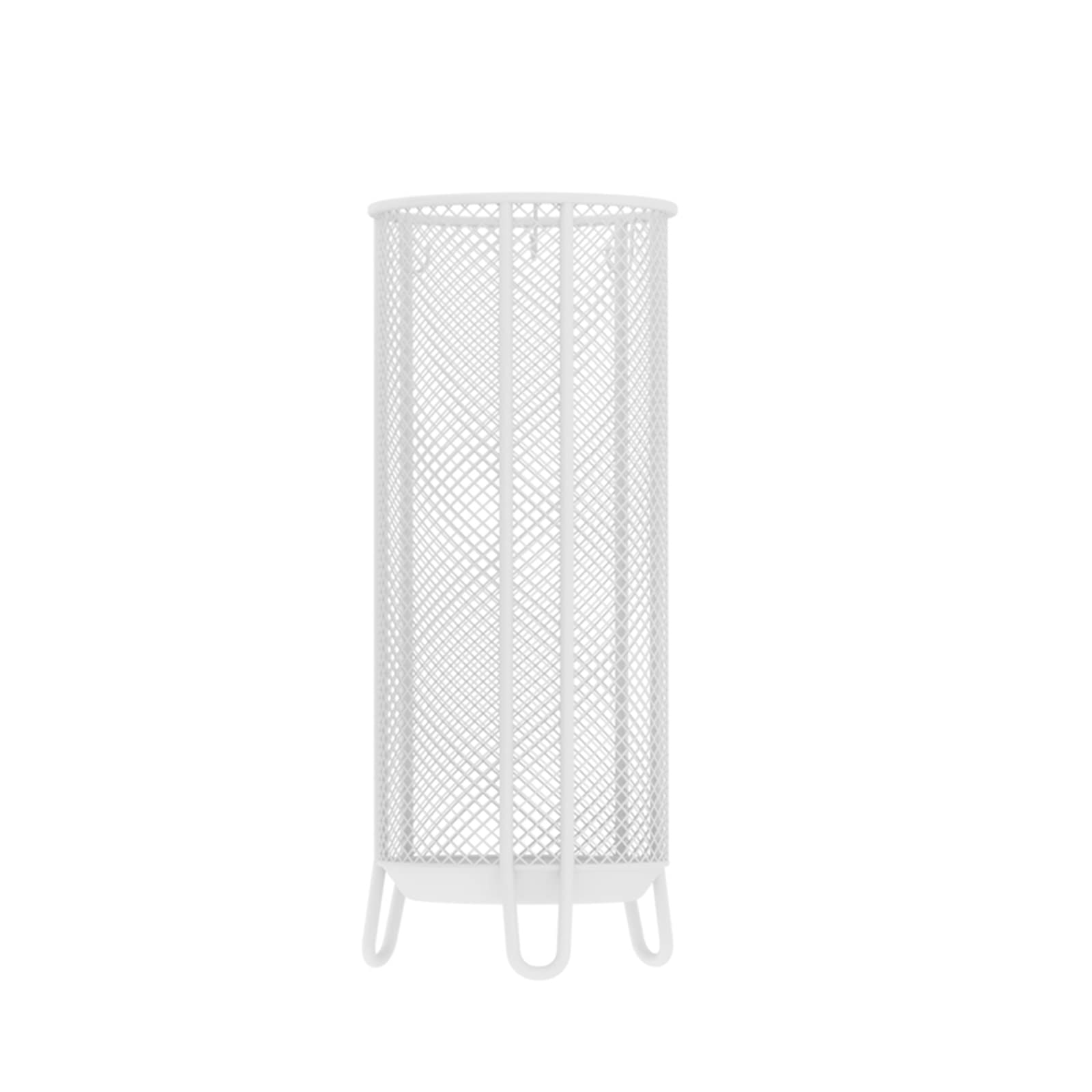 Support en métal blanc pour cannes de marche 50 cm pour entrée