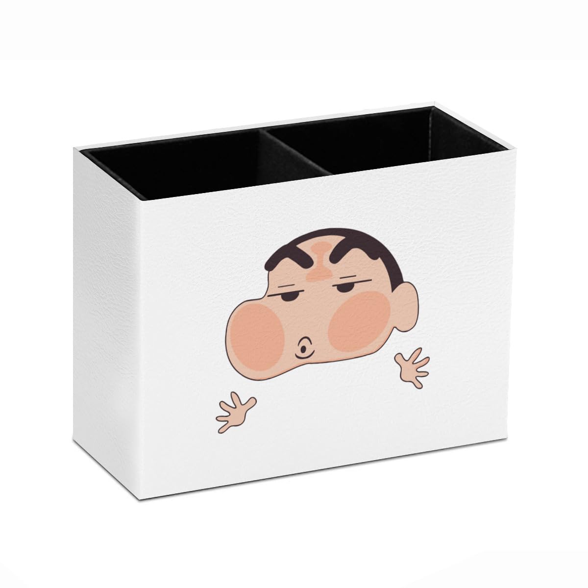 Amazon.co.jp: ペンスタンド クレヨンしんちゃん ペン立て 2格 レザー