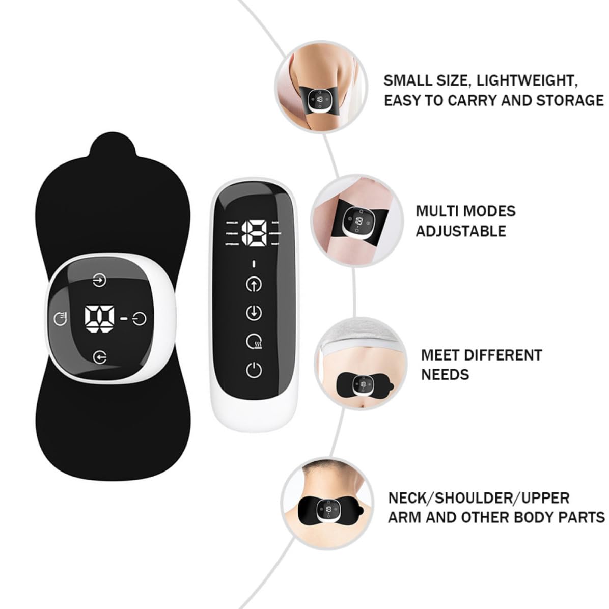 Masajeador de Cuello y Hombros Mini Calor USB Táctil