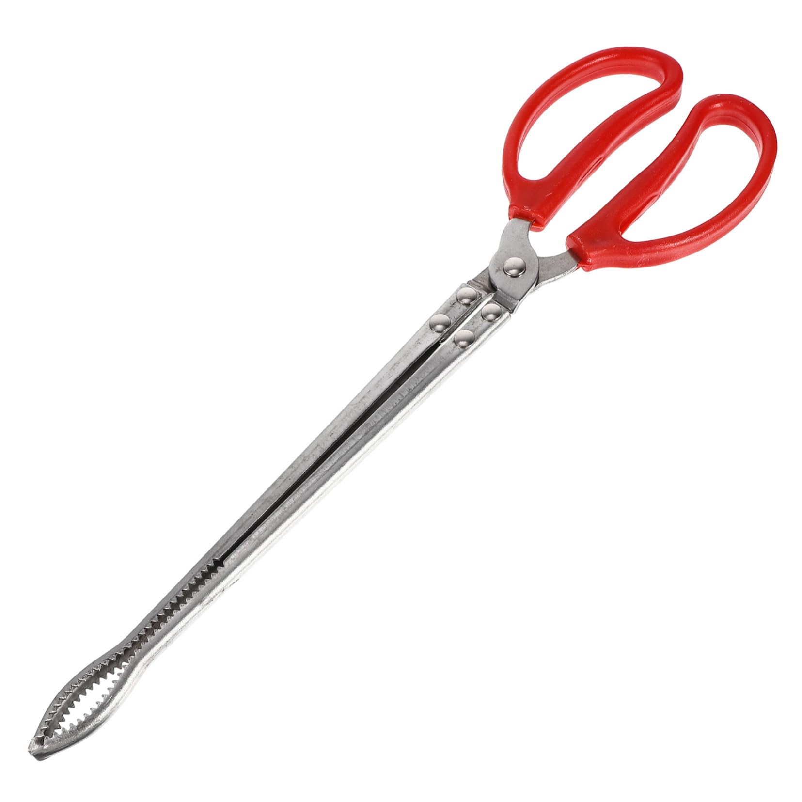 Tragbare Fischzange aus Edelstahl und Abs Leichte Lange Multifunktionsclip für Grill und Outdoor Praktisches Anglerzubehör zum Greifen von Fisch und Krabben