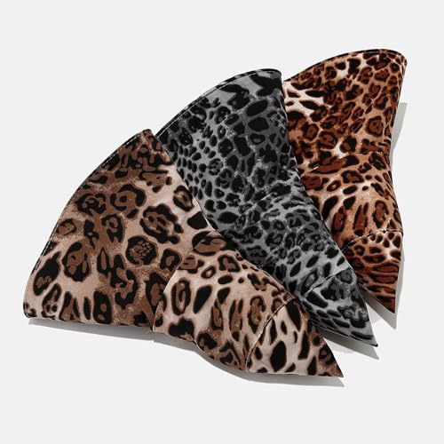 Sombrero de sol leopardado con ala ancha para mujer miniatura 6