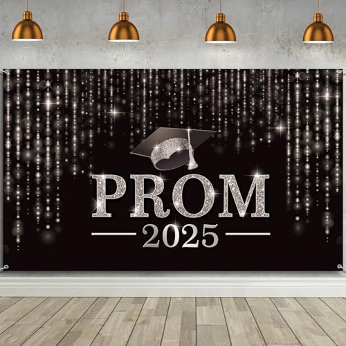 Amazon.com : Mixweer Prom Night Party 2025 Prom Backdrop Graduation ...