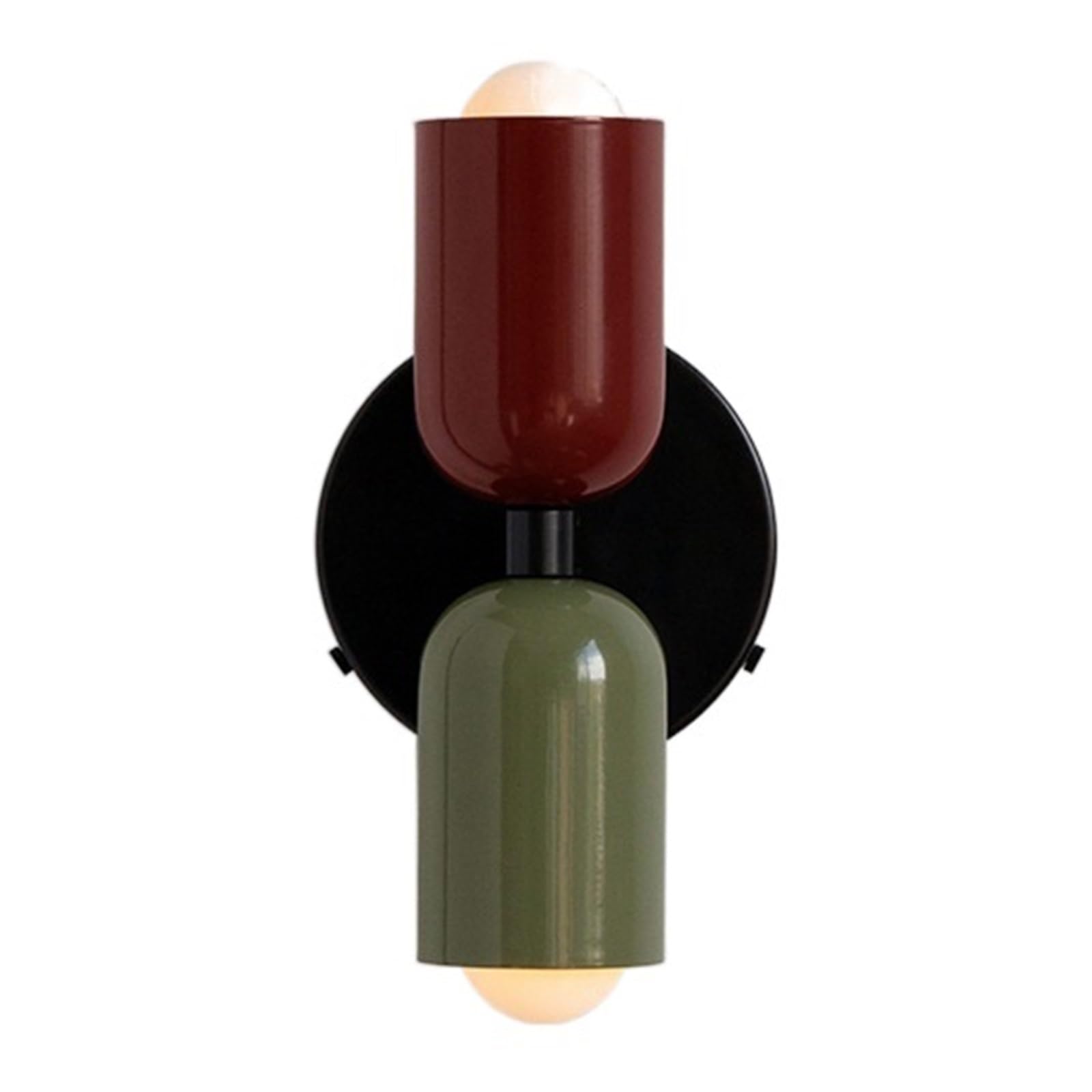 GDBAGKDQK Light Modern Simple Color Macaron Colorful Living Room Dining Bedroom Bedside Wall Lamp Creative Homestay Nordic Bright Lights(Warm White,A RG)