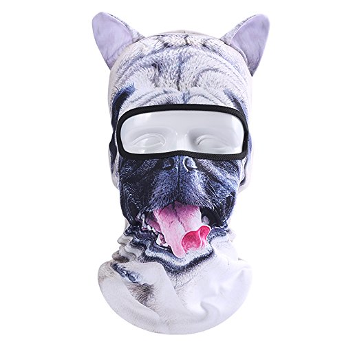 Image of Cat Balaclava,Dog Balaclava,Halloween Hat,Cute Full Face Hood Mask Animal Ski Mask for Hiking Riding Sports Outdoor