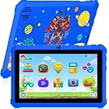 YINOCHE 7 inch Kids Tablet for Kids 3-7 Andoird Toddler Tablet for Toddlers with Case 32G Kids Tablets with Parental Controls Tabletas WiFi Dual Camera GMS Certified Tablets for Children (Blue1)