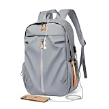 Mochila Notebook Imperme?vel Bolsa Escolar Executiva Refor?ada Grande Emborrachada (cinza 2)