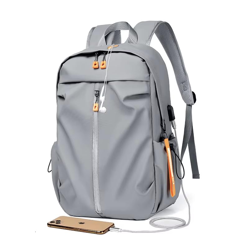 Mochila Notebook Imperme?vel Bolsa Escolar Executiva Refor?ada Grande Emborrachada (cinza 2)
