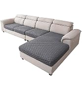 LuxeSectional Couch Covers for 3 Seater (Grey, XL)