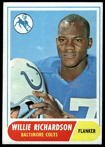 1968 Topps #152 Willie Richardson Baltimore Colts (Football Card) EX Colts Jackson St