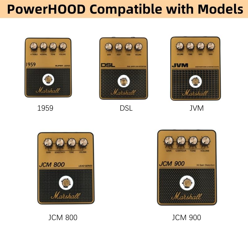 Amazon.com: PowerHOOD 9V AC/DC Adapter Compatible with Marshall