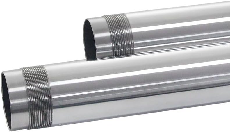 Motorcycle Front Inner Fork Tubes Shock Pipes Silver 1 Pair For Suzuki GSXR1000 2007 2008 43x531mm