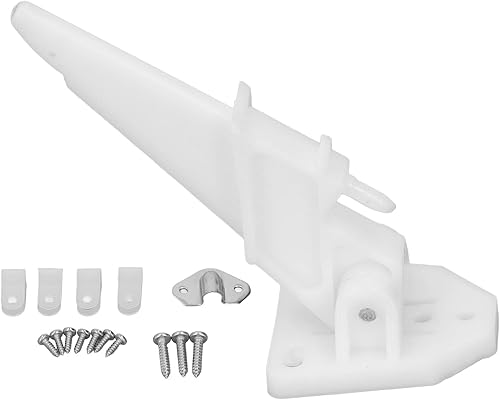 Miniatura 7 de Velocímetro Pitot, tubo de recogida de velocidad de barco ABS impacto térmico automático Kick Up blanco universal para velocímetros Faria