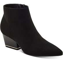 Alfani Womens Armena Faux Leather Pointed Toe Booties
