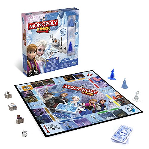 Preisvergleich Produktbild Hasbro Spiele B2247100 - Disney Die Eiskönigin - Monopoly Junior, Familienspiel