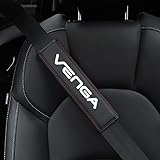 YNQP Lot de 2 Voiture Cuir Rembourrage de Ceinture de Sécurité, pour Kia Venga Accessoires d'Intérieur