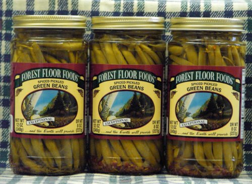 Spiced Pickled Beans-3 Jar Set #TOP17
