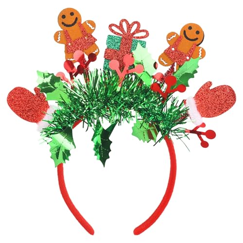 GTYARYUA Diadema Navidad, Diademas Navideñas, Diadema de Reno, Diademas Navideñas Adultos Accesorios de Navidad, para Niñas, Accesorios de Ropa de Mujer (C)