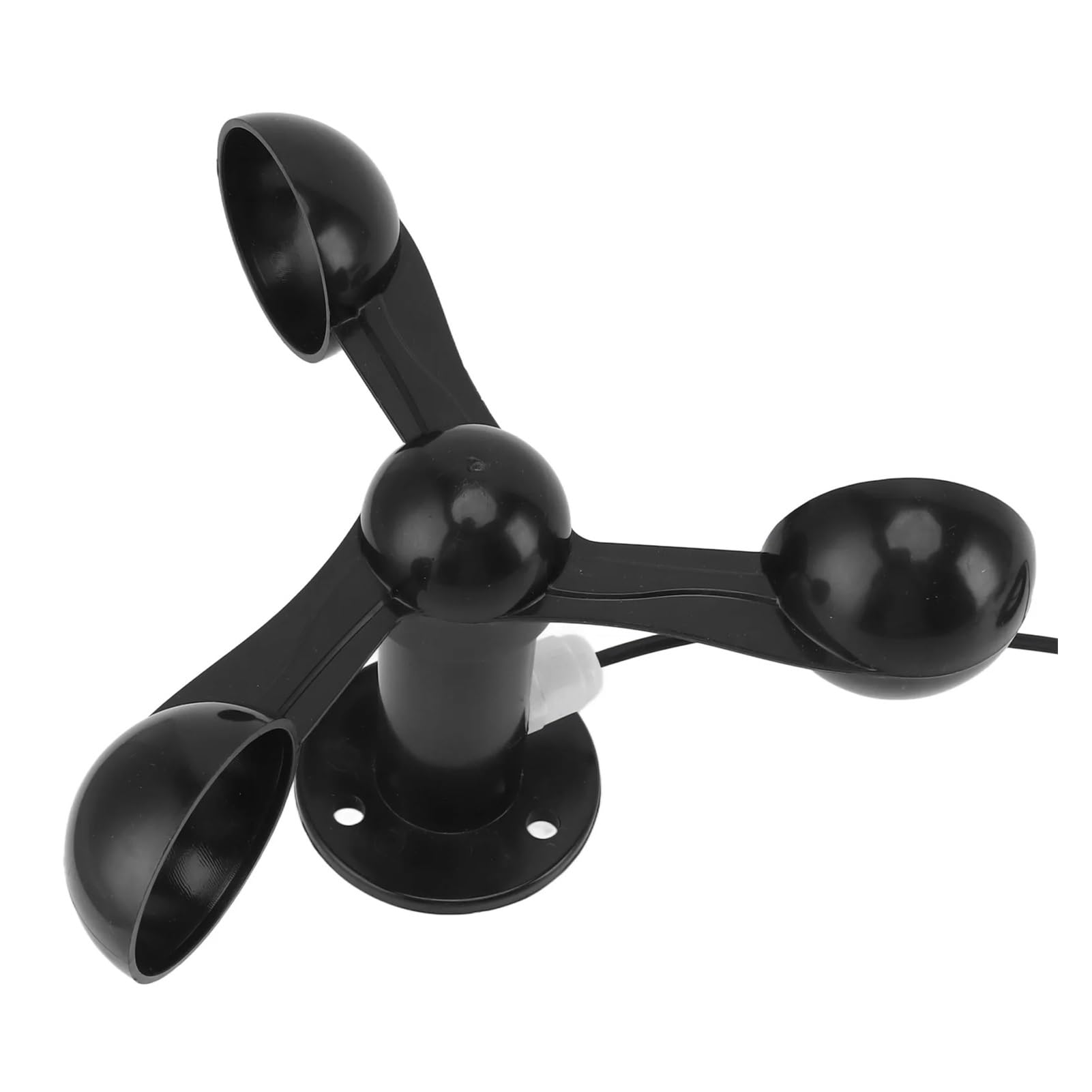 3 Fan Blades Tower Crane Anemometer 360 Degeree Measurement Alarm Wind Speed Meter High Accuracy Anti Interference for Fishing