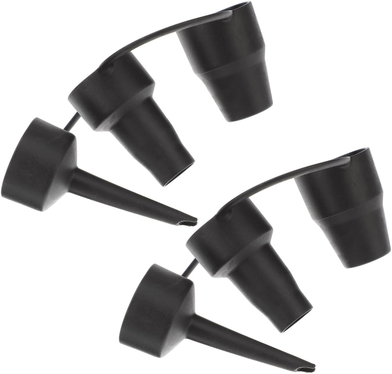 Homoyoyo Air Pump Nozzle Replacement Set, 3 Detachable Sizes, Plastic