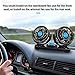 EXCOUP 4'' Cigarette Lighter Car Cooling Fan, Electric 12V Car Fans with 360° Rotatable Dual Head, Upgraded Portable Powerful Quiet Automobile Vehicle Fan for Car Truck Van SUV RV Boat