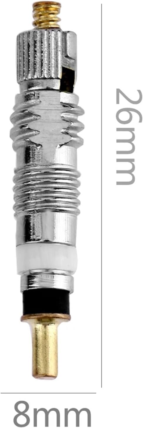 Valve Stems Detachable Bicycle Valve Core Replacement Brass Road Bike Tire Tubes Service Parts Repair Tools for Car Truck SUV Motorcycle Bike(100Pcs)