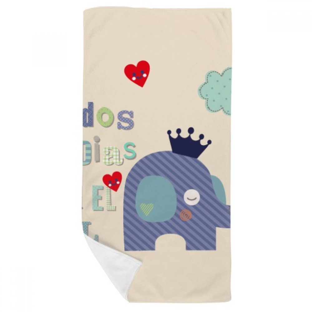 Serviette de bain oiseau pour le rituel de toilette des enfants