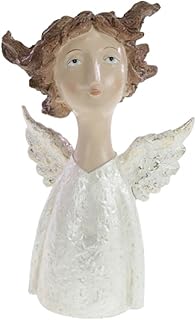 Werner Voß Busto ángel, color blanco y marrón, 26,5 cm