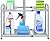 SimpleHouseware Under Sink 2 Tier Expandable Shelf Organizer Rack, Silver (expand from 15 to 25 inches)