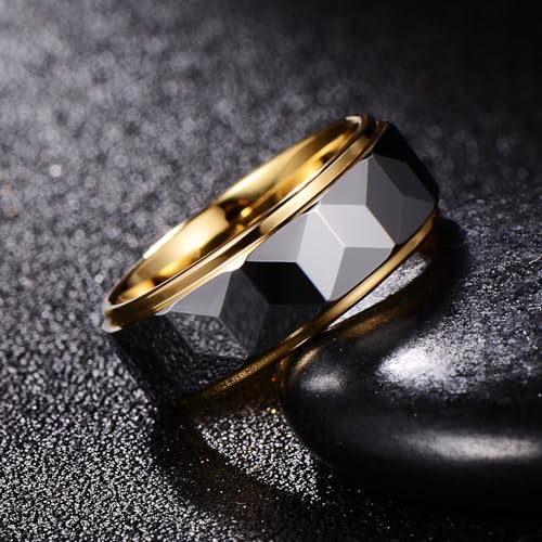 8mm wide stylish and elegant tungsten ring, wedding ring for men and women, wedding jewelry gift3