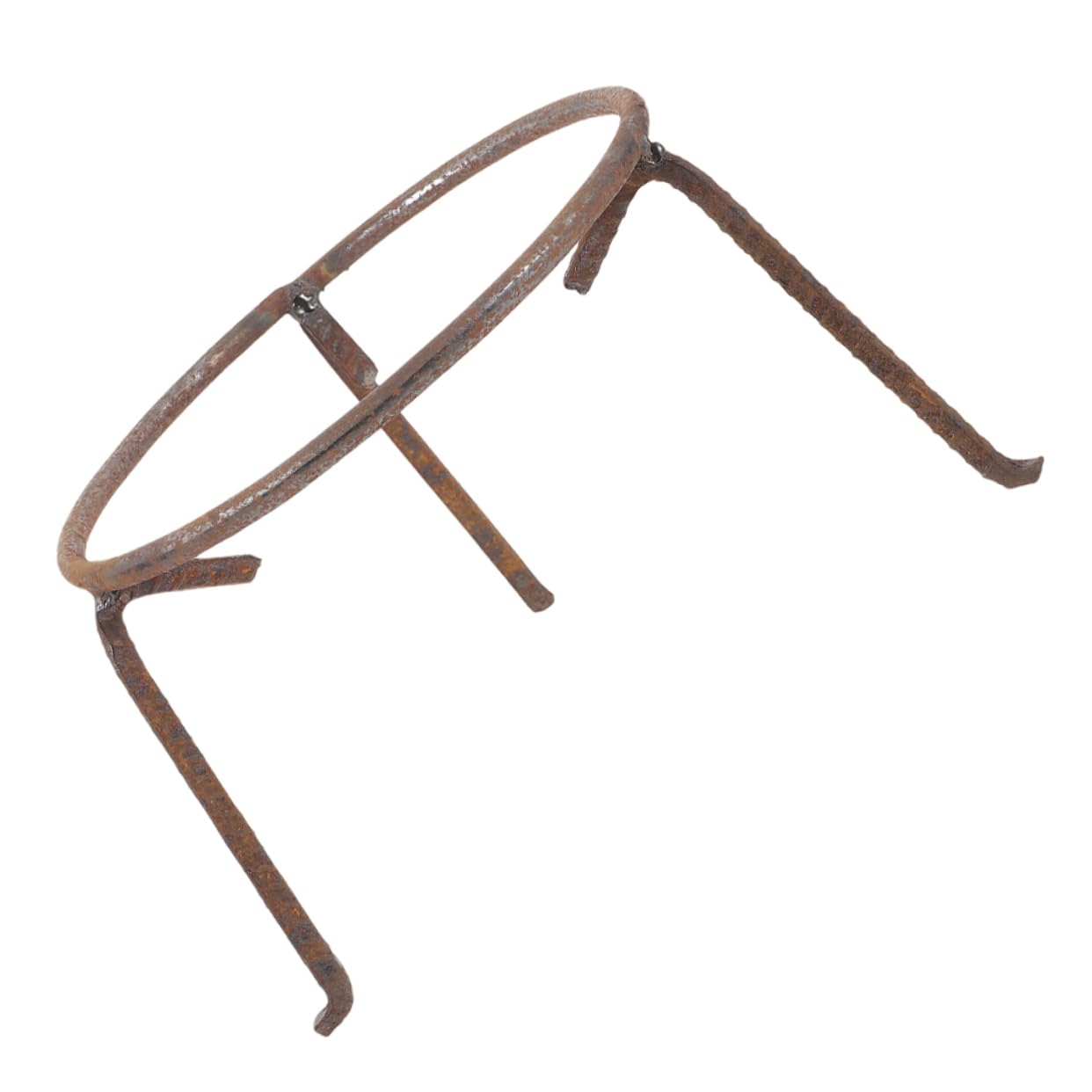 Soporte de Hierro para Wok de Exterior Reutilizable y Estable para Camping