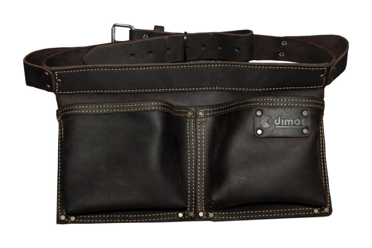 Dimos 205735 Rectangulaire Cuir Poche à Clous avec Ceinture, 439mm x 244mm