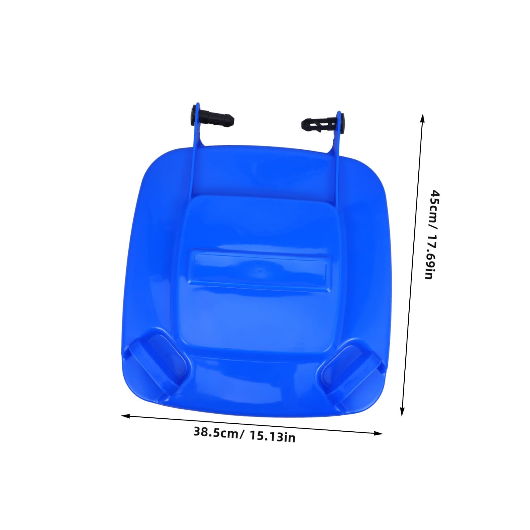 Unomor 1Pc Large Plastic Trash Bin Lid Replacement Dustbin Accessories for Outdoor Use Blue Cover for Large Waste Bins Easy Installation Fits Standard Trash Cans