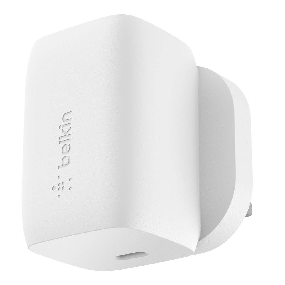 BOOST CHARGE PRO USB-C GaN Wall Charger 60 Watts - Charger for Apple iPhone & other USB-C Devices - White
