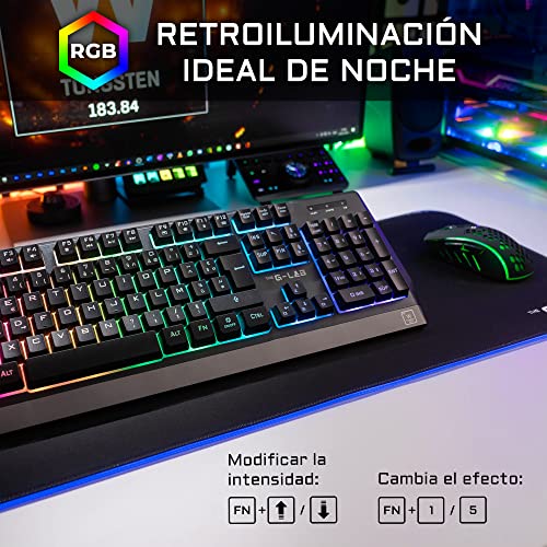 THE G LAB Wireless Gaming Combo - Mouse + Keyboard - Spanish Layout - Tastiera gaming - Immagine 2