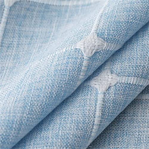 Utobanh Simple Bedside Table Tassel Cover Cloth, Tablecloth Cover Towel, Suitable For Bedside Table Tv Microwave Washing Machine Refrigerator Dust Cover (Light Blue, 15.7 * 35.4 Inches) #TOP3