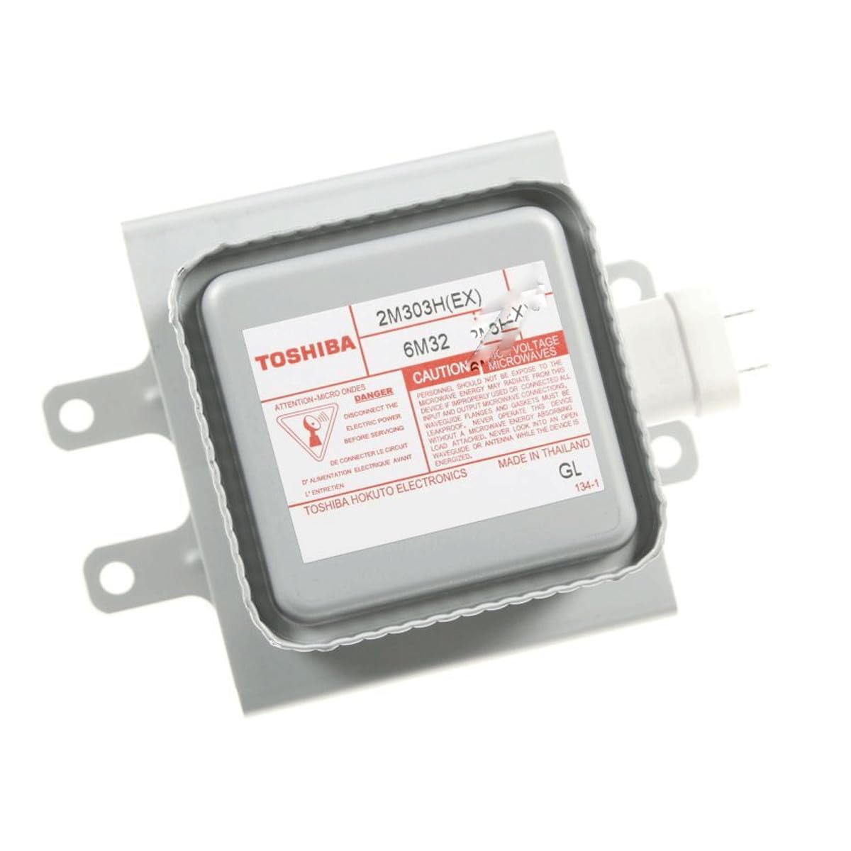 SOS Accessoire Original Magnetron für Mikrowelle AEG 5550304009, 0.91 kg, 2.45 GHz, 5 Power Levels, Metall, Mikrowelle