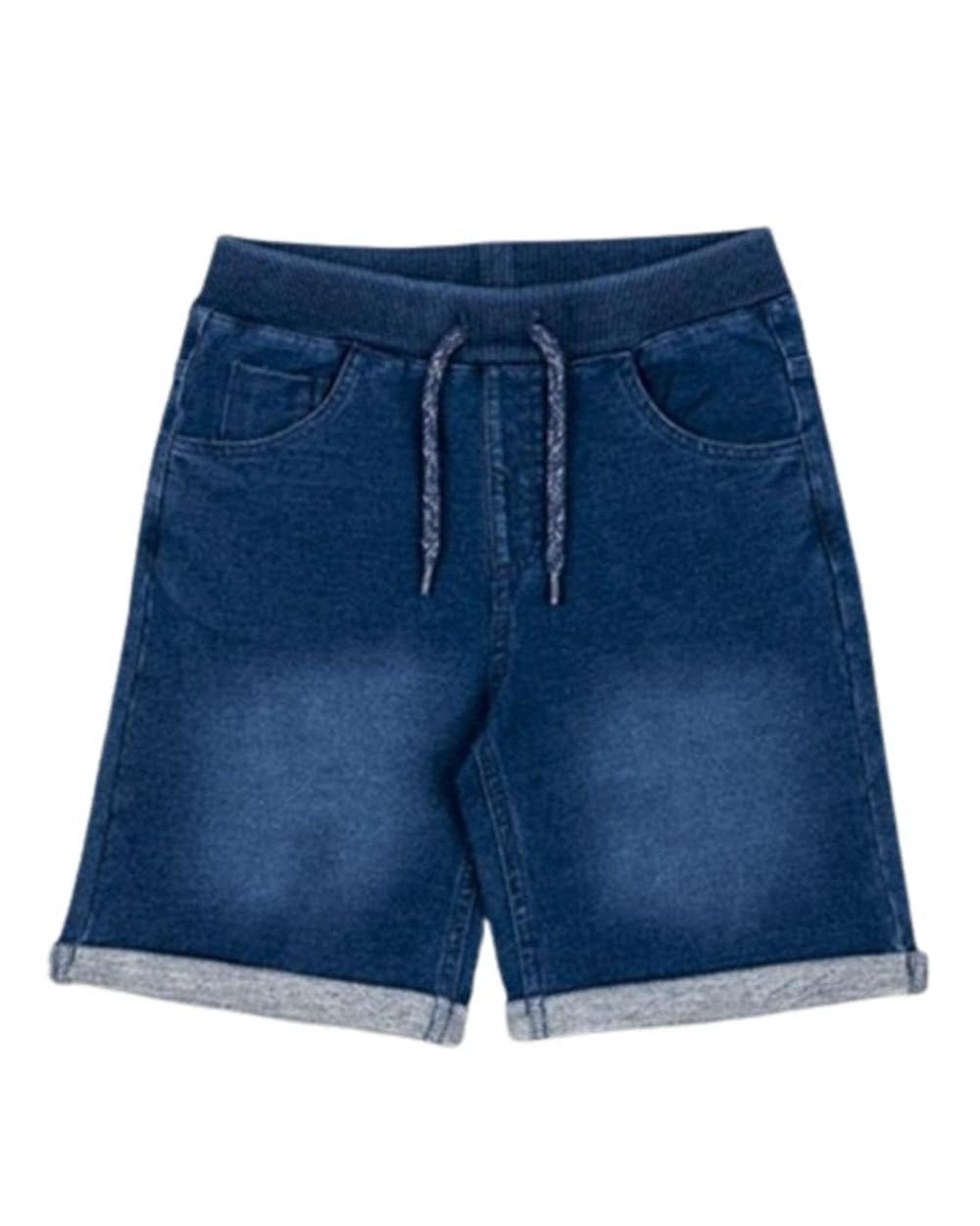 Losan Short Tejano de Algodón para Niño - Azul - Suavidad y Comodidad